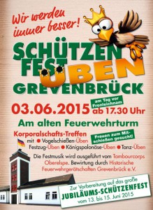 Schützenfest-Üben am 3. Juni 2015